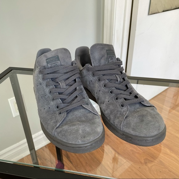 🔹 Adidas Stan Smith blue-grey suede sneaker - Picture 8 of 10